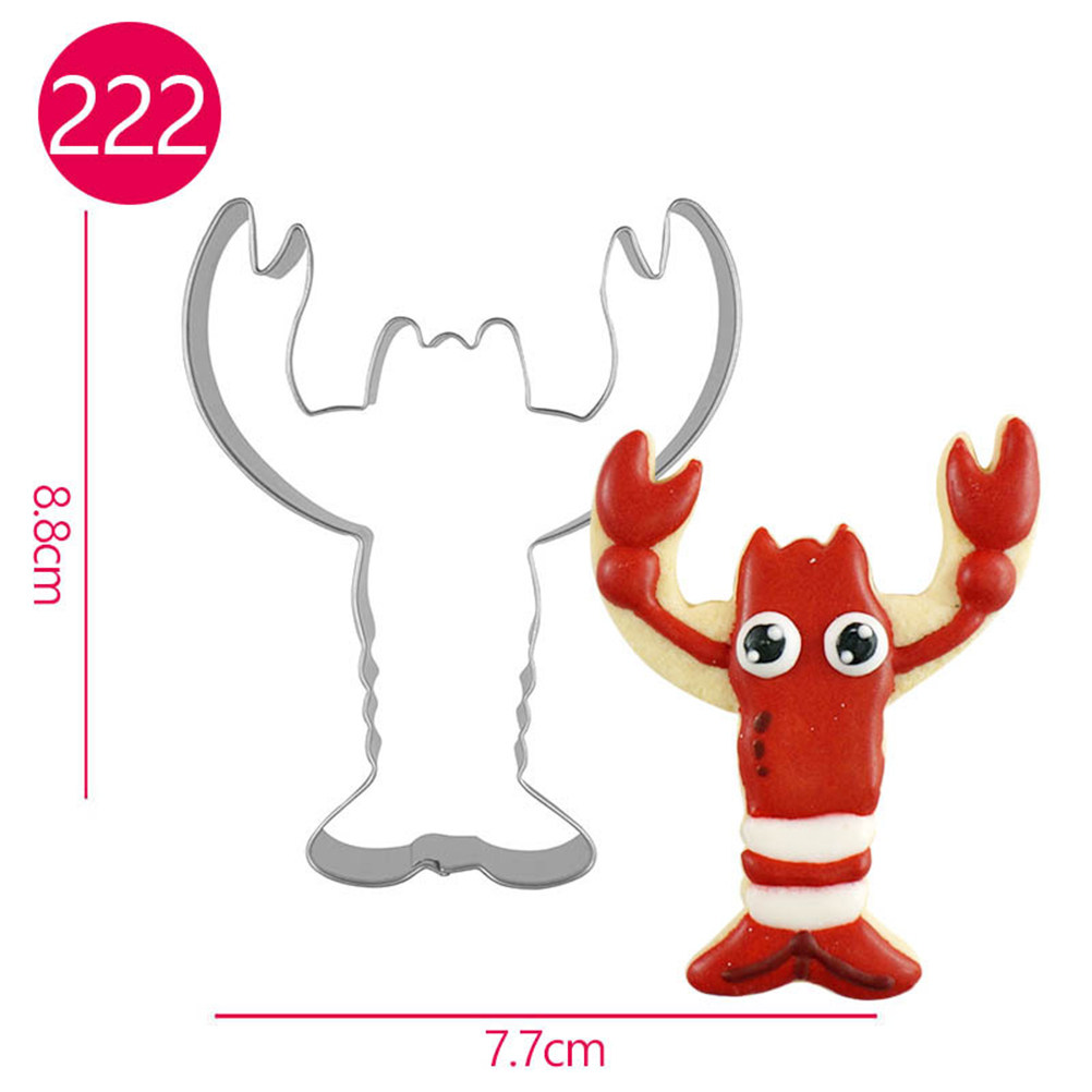 4pcs Lobster Shape Cookie Cutt - огляд і ціна Baking Kitchen Design