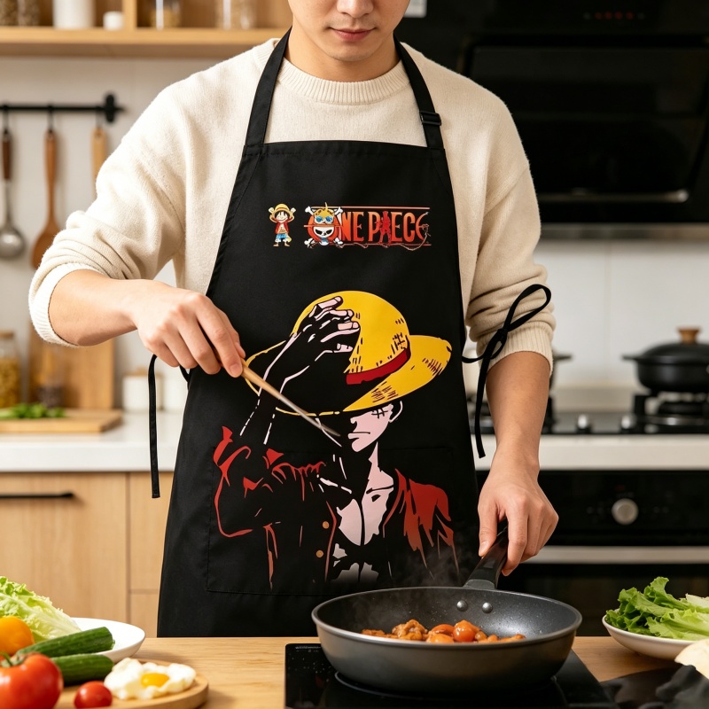 One Pieces Luffy Apron Printed - огляд і ціна Kitchen Baking Items