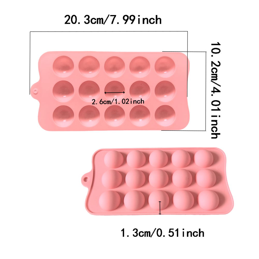 15 cavity semi-circular chocol - огляд і ціна Kitchen Baking Items