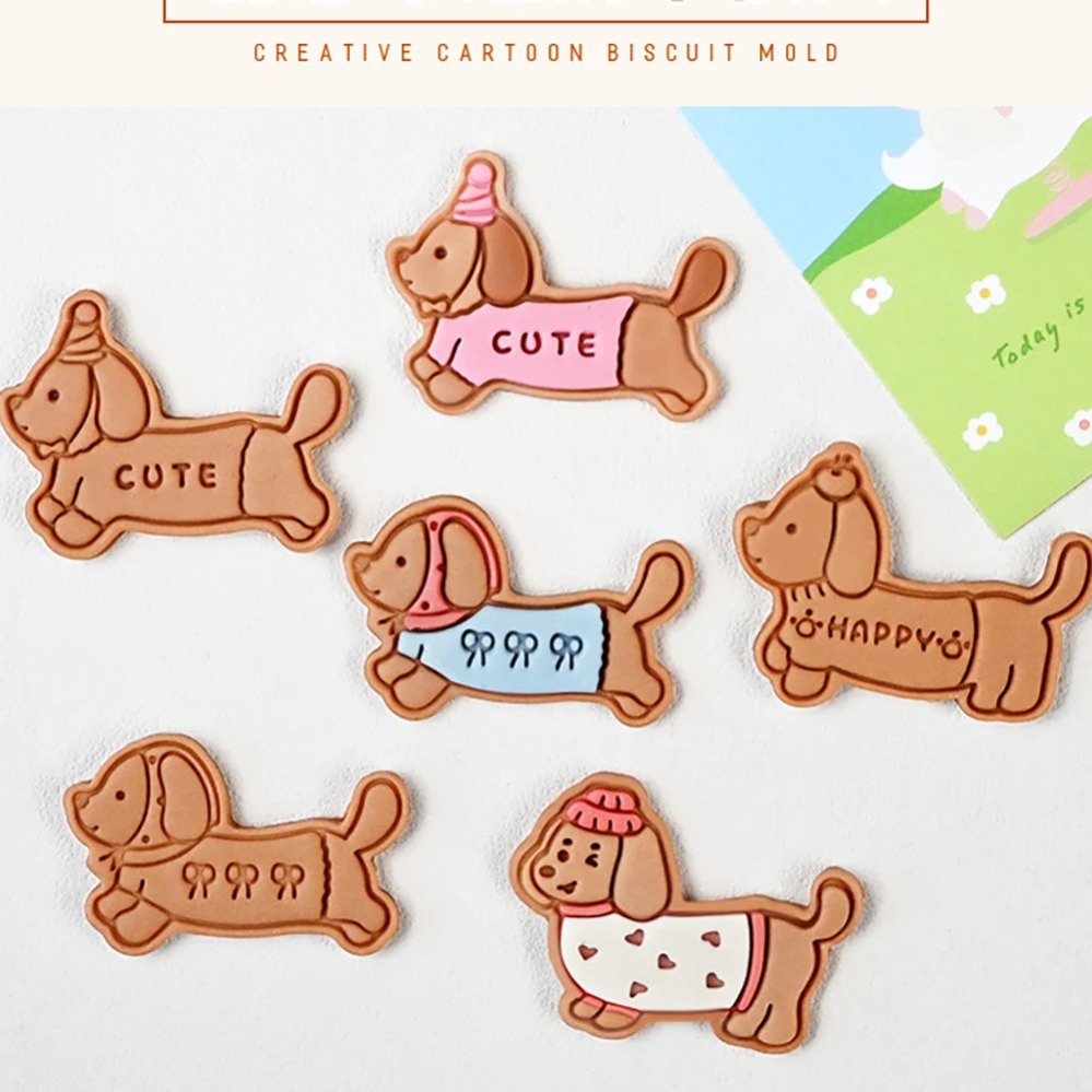 Cookie Mold Stamp Cartoon Saus - огляд і ціна Kitchen Baking Items