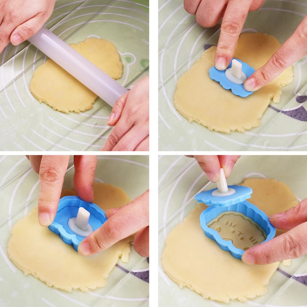Cookie Mold Stamp Cartoon Saus - огляд і ціна Kitchen Baking Items