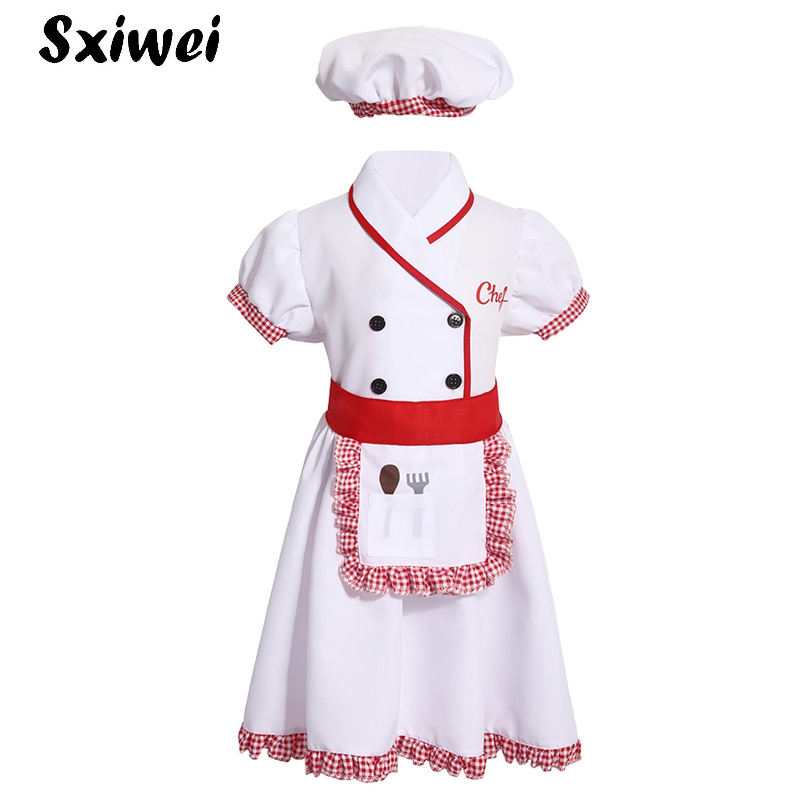 Boys Girl Chef Costume Uniform - огляд і ціна Cooking Chef Xl
