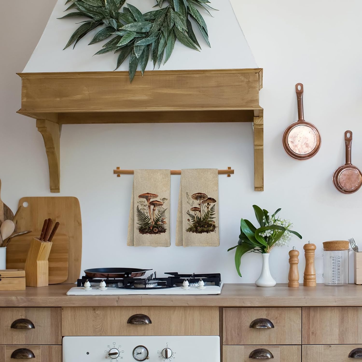 2Pcs, Vintage Mushroom Kitchen - огляд і ціна Kitchen And Baking Life