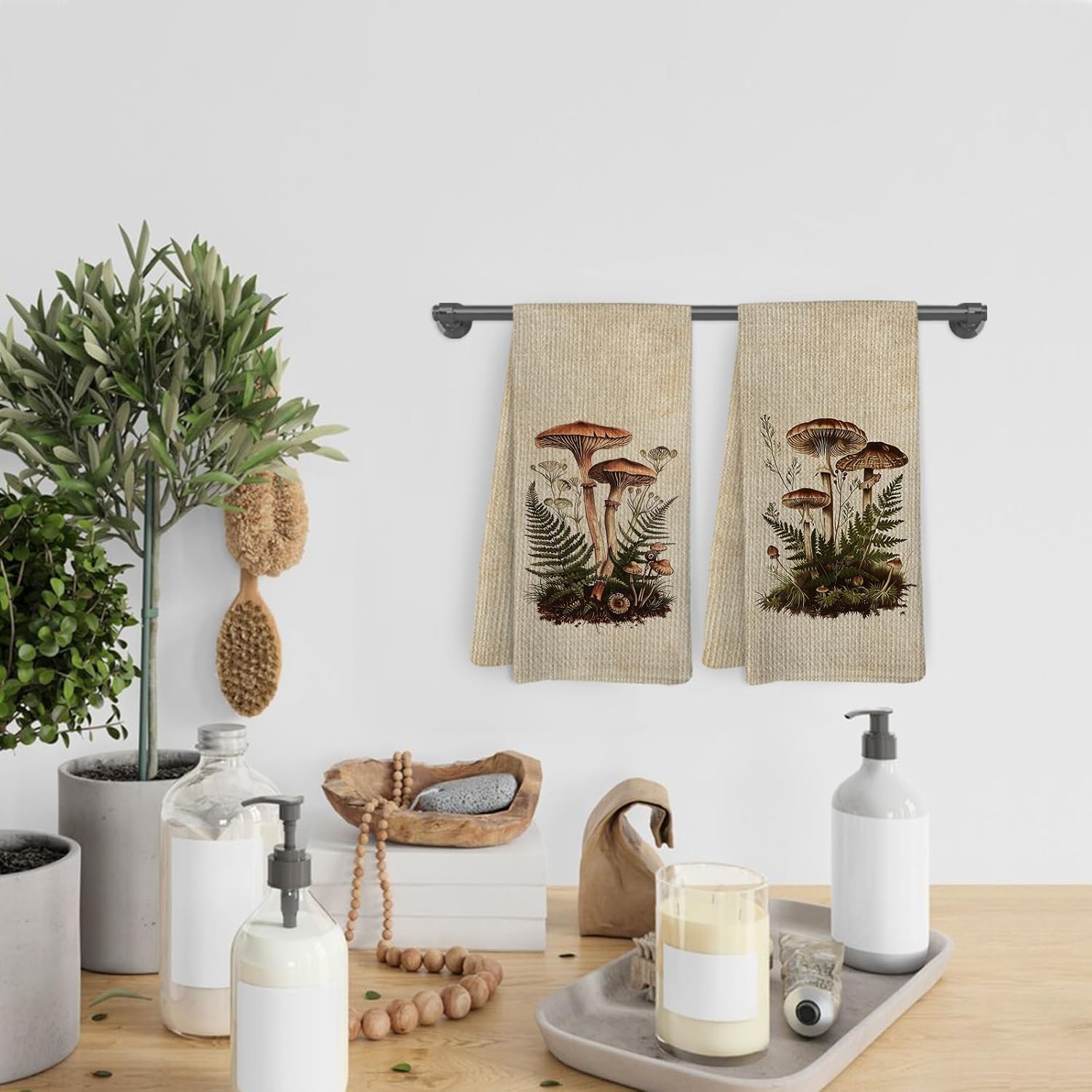 2Pcs, Vintage Mushroom Kitchen - огляд і ціна Kitchen And Baking Life