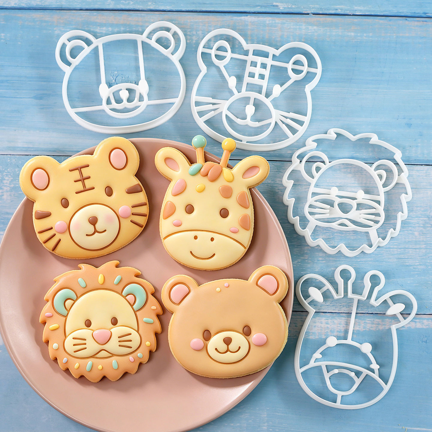 4 Pcs Animal Cookie Cutters Se - огляд і ціна Kitchen Baking Items