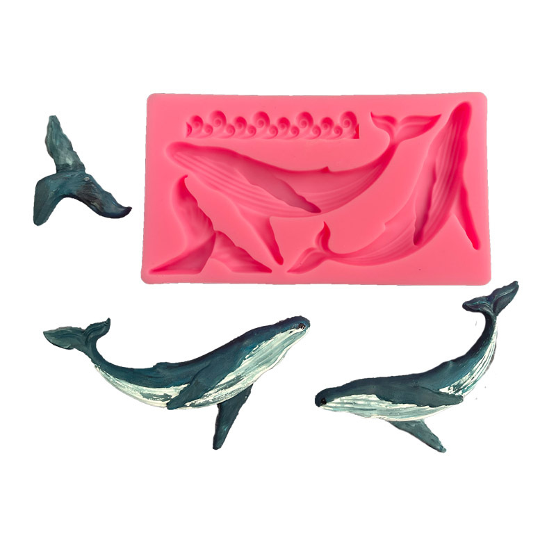 DIY Whale Silicone Mold Ocean  - огляд і ціна Kitchen Baking Items