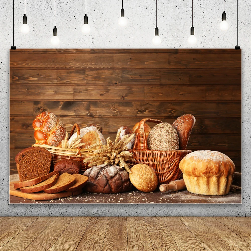 Wooden Planks Backdrop Baking  - огляд і ціна Kitchen Baking Photoshoot