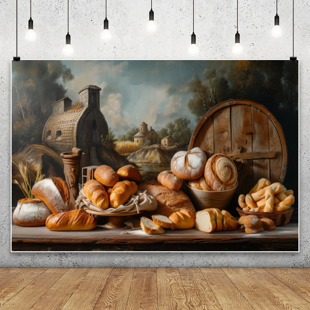 Wooden Planks Backdrop Baking  - огляд і ціна Kitchen Baking Photoshoot
