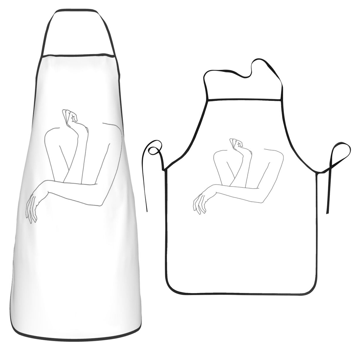 Folded Arms Line Drawing - Ann - огляд і ціна Kitchen Baking Drawing