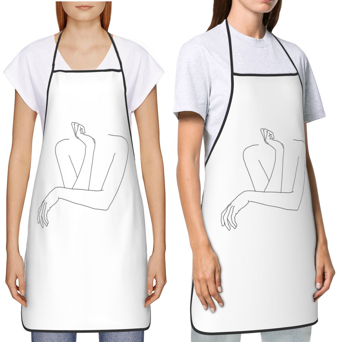Folded Arms Line Drawing - Ann - огляд і ціна Kitchen Baking Drawing