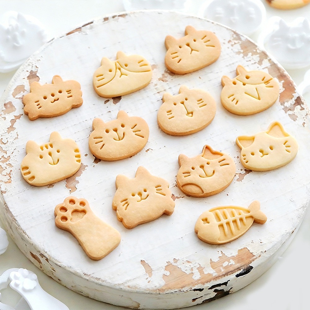 Cute Kitten DIY Stamp Cookie C - огляд і ціна Kitchen Baking Supplies