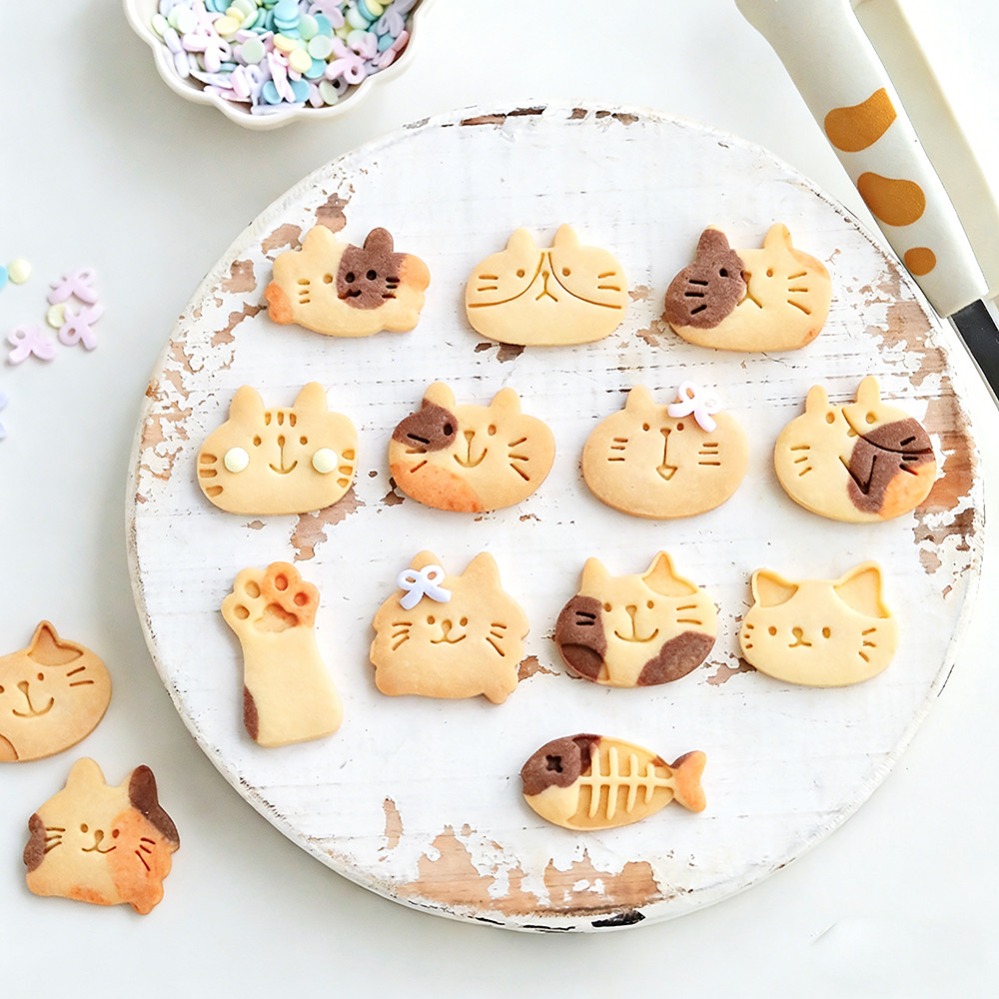 Cute Kitten DIY Stamp Cookie C - огляд і ціна Kitchen Baking Supplies
