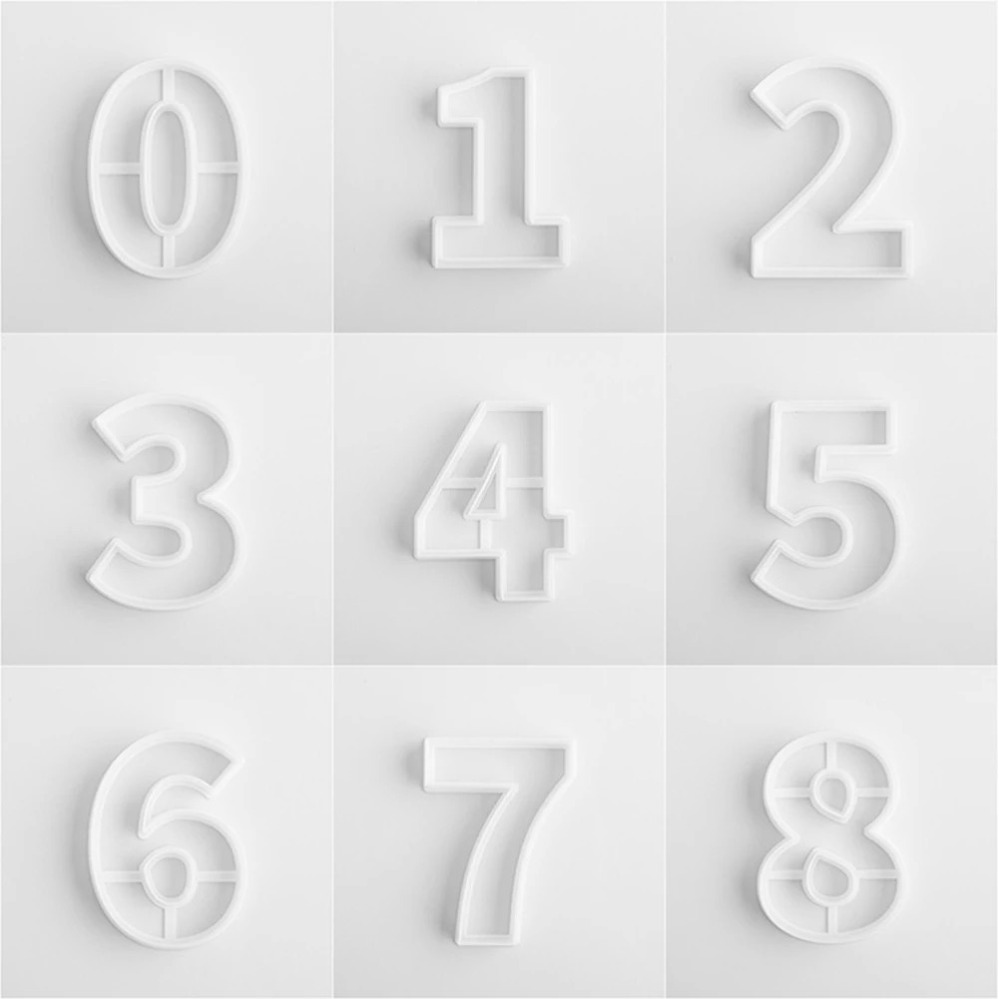 Large Numbers Cookie Cutters B - огляд і ціна Kitchen Baking Items