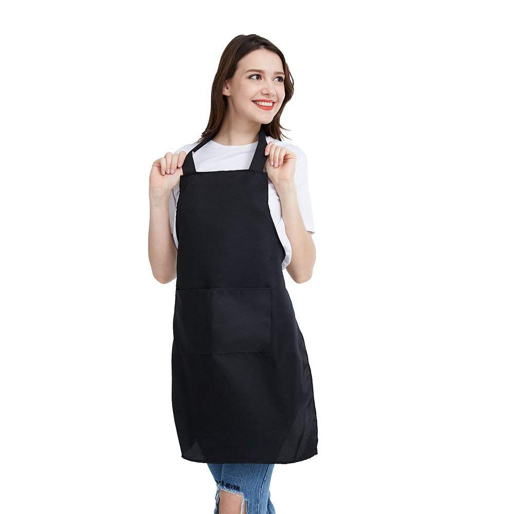 12 Pack Bib Apron - Unisex Bla - огляд і ціна Kitchen Baking Drawing