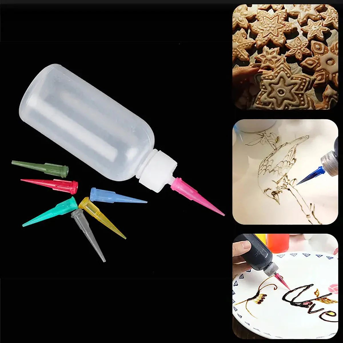Cream Jam Painting Squeeze Bot - огляд і ціна Kitchen Baking Drawing