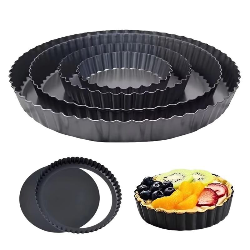 1pc Removable Bottom Fluted Ta - огляд і ціна Kitchen Baking Tray
