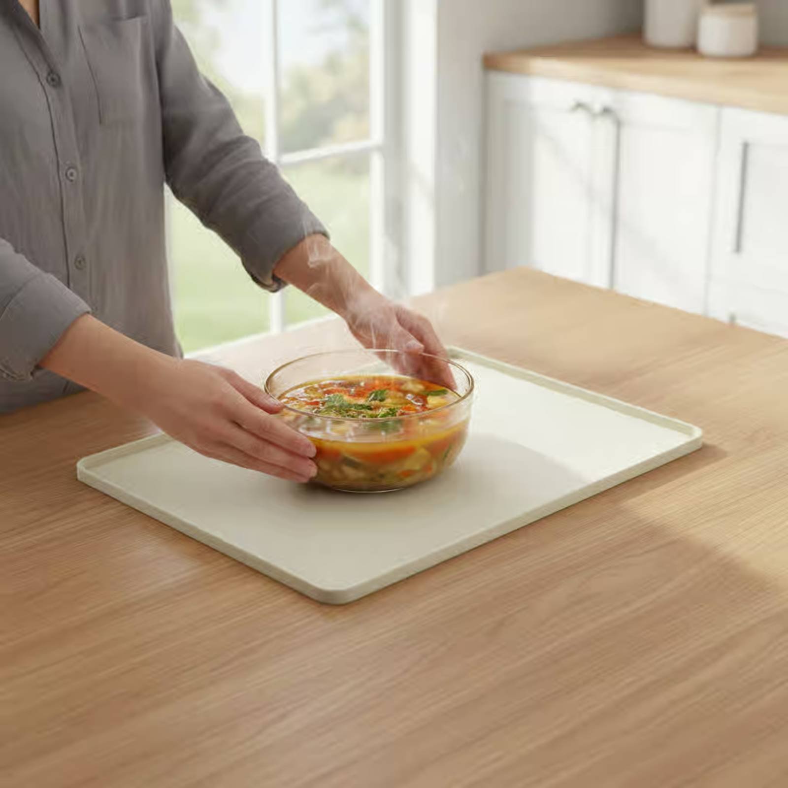 Silicone Microwave Top Mat Fle - огляд і ціна Kitchen Baking Tray